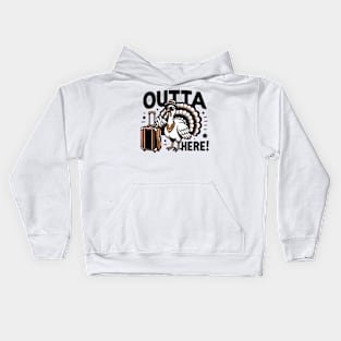 Thanksgiving turkey Kids Hoodie